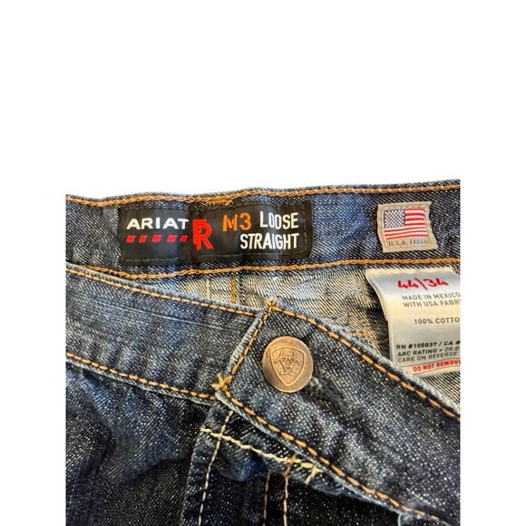 ARIAT FR M3 Jeans NEW with Tags Men Tag Sz 44/34 Loose Stackable Straight - Picture 6 of 8